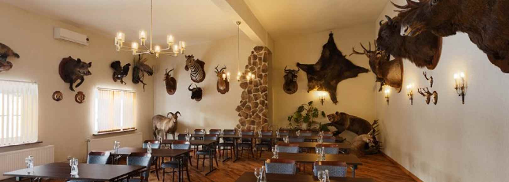 Фотография конференц-зала Черные камни