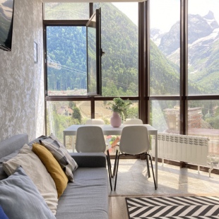 Фотография квартиры Апартаменты Евродвушка в центре Домбая