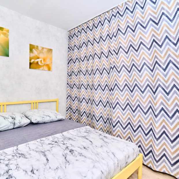 Фотографии квартиры 
            Квартира светлая Евродвушка с тремя отдельными спальными местами