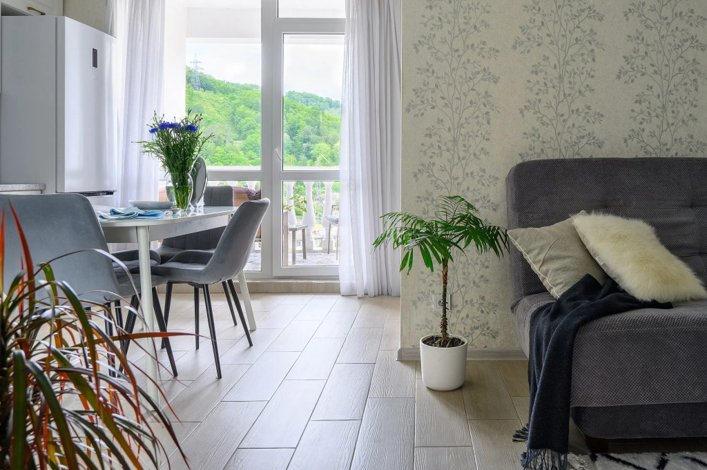 Фотография квартиры Уютная квартира с балконом и видом на горы. Кватро 119