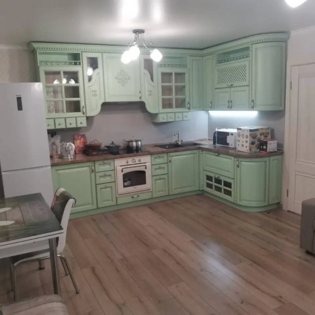 Фотографии квартиры 
            Апартаменты Евродвухкомнатная на Юрия Клыкова 12