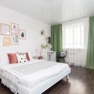 Фотография квартиры Квартира SleepNSK Просторная трешка на 24 этаже около Аквапарка