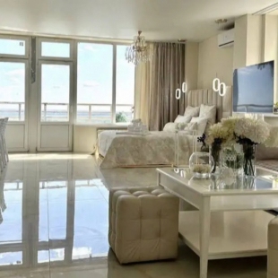 Фотография квартиры Апартаменты Атмосфера Комфорта Студия Ваниль с Открытым Балконом