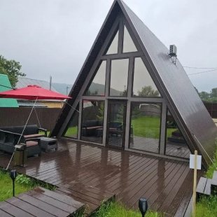 Фотография Коттеджа Частный Дом Для семейного отдыха A-Frame Синильга