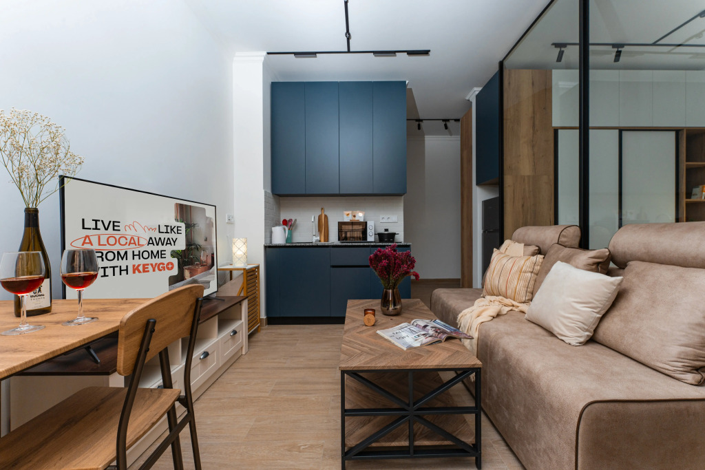 Фотография квартиры Апартаменты KeyGo #0161, 1 Bedroom, Designed with Balcony