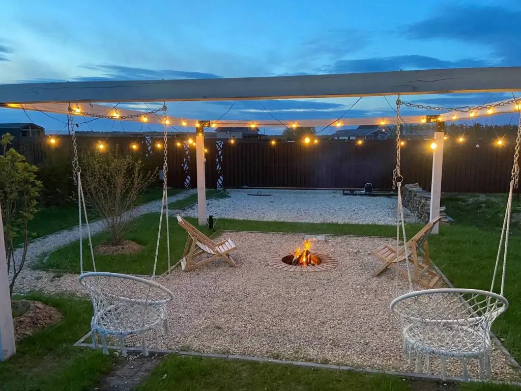 Фотография Коттеджа Частный дом с красивой костровой зоной