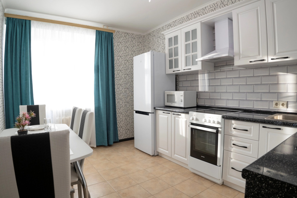 Фотография квартиры Апартаменты 1-комнатные Black&White от АКВАРЕЛЬ.FLAT на Московском тракте