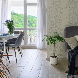 Фотография квартиры Уютная квартира с балконом и видом на горы. Кватро 119