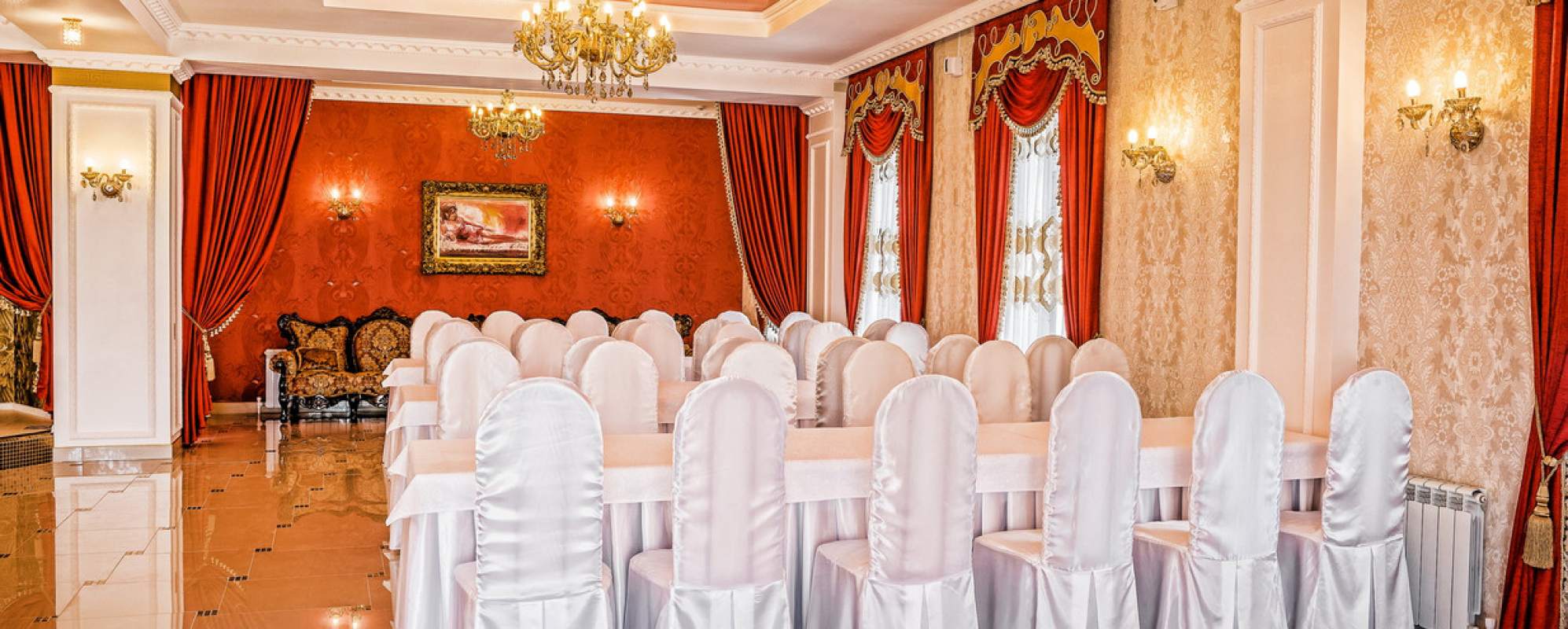 Фотографии банкетного зала Первый Дом торжеств Красный зал