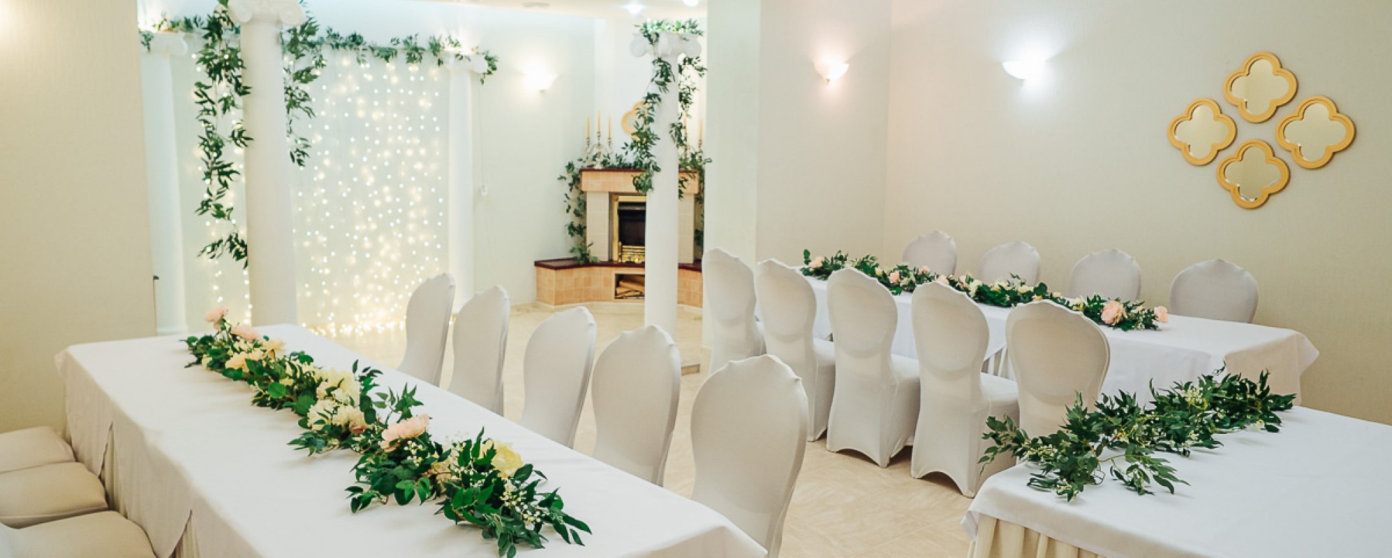 Фотографии банкетного зала Каминный зал Банкет-холла Шампань