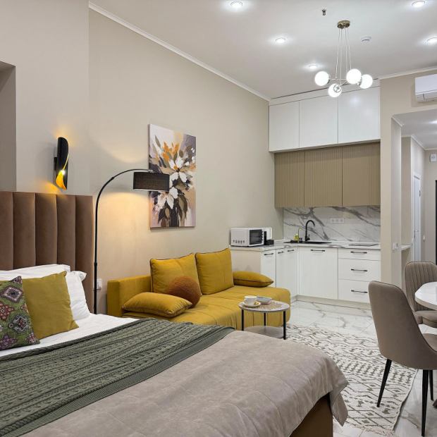 Фотографии квартиры 
            Апартаменты inSochi в самом центре Сочи на Навагинской N232