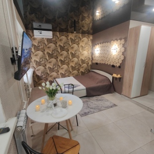 Фотография квартиры Апартаменты Уютная студия напротив Парка и Университета в центре Нефтяников