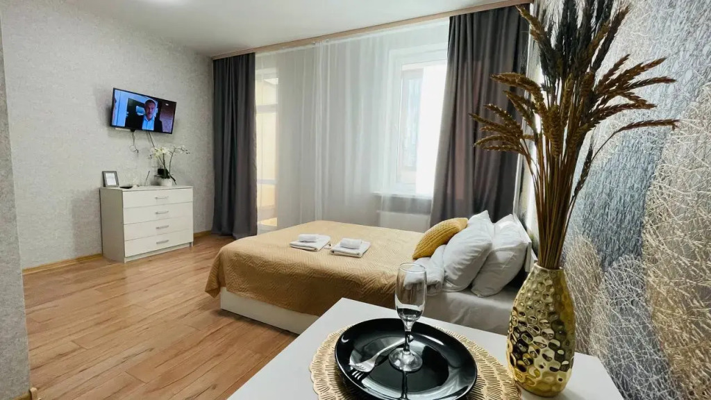 Фотография квартиры Квартира Уютная студия в п.Шушары, Школьная 15