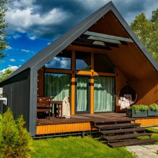 Фотография Коттеджа Частный Дом Барнхаус №4 с инфракрасной сауной и горячим Чаном на 6 человек