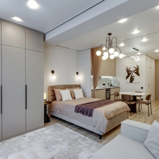 Фотография квартиры Квартира Красивая студия в новом доме