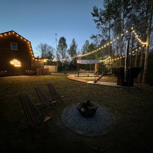 Фотография Коттеджа Частный дом Стильный Уютный с Чаном и Баней в Лесу прямо на Берегу Реки