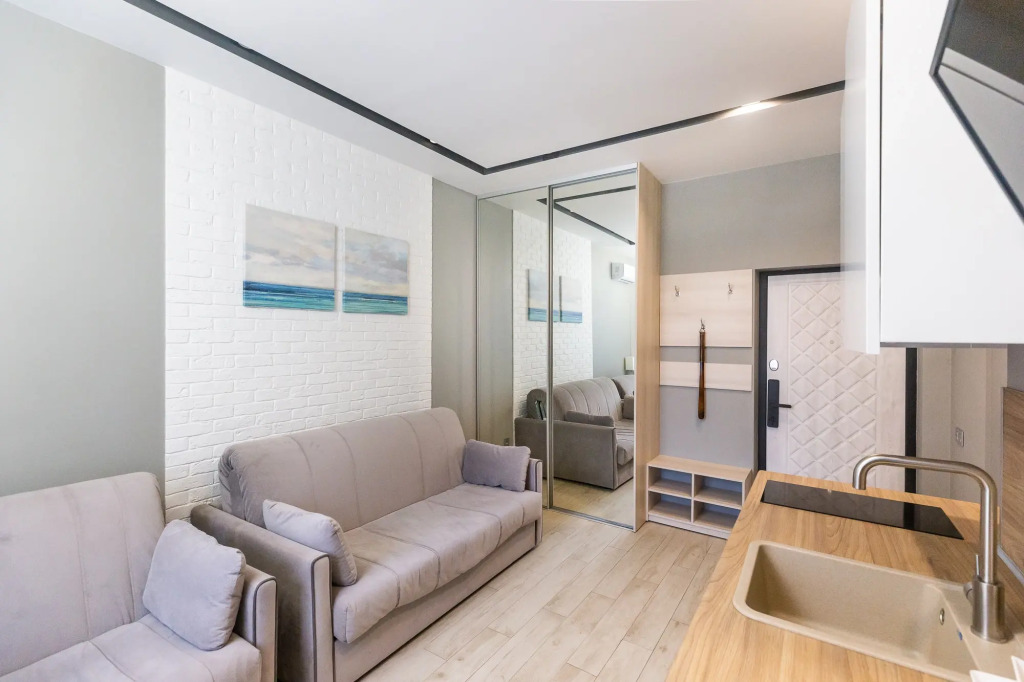 Фотография квартиры Апартаменты 2х Комнатная Квартира с Ремонтом Green Studio 3