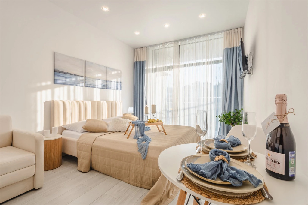 Фотография квартиры Апартаменты Крымский Рей Студия Sweet Dream вид на горы