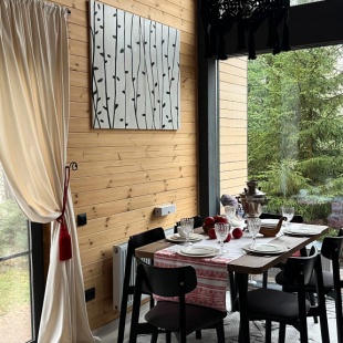 Фотография Коттеджа Частный Дом Коттедж с Сауной Zemlynica Ecodom