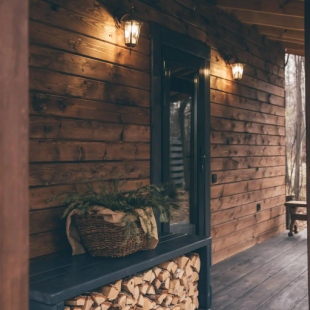 Фотография Коттеджа Частный дом Домик в лесу с баней Forest story