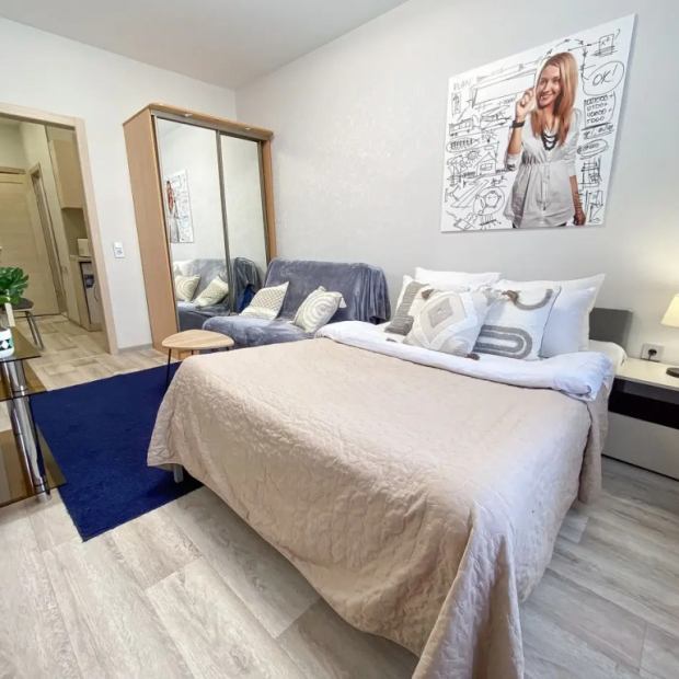 Фотографии квартиры 
            Апартаменты на улице Любови Шевцовой 59Б