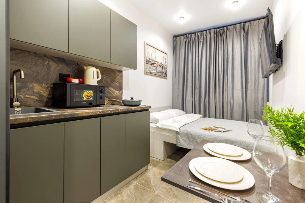 Фотография квартиры Апартаменты малые LeoHotels на Бумажной, 22