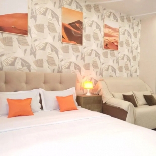 Фотография квартиры Квартира Студия Уютная в Оранжевом Тоне