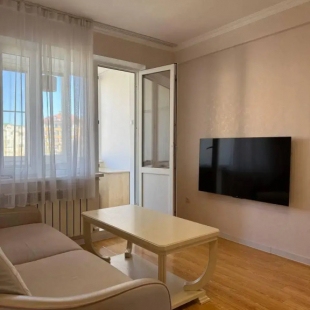 Фотография квартиры Апартаменты Светлая 1-к квартира с балконом и стильной гостиной на Кавказской