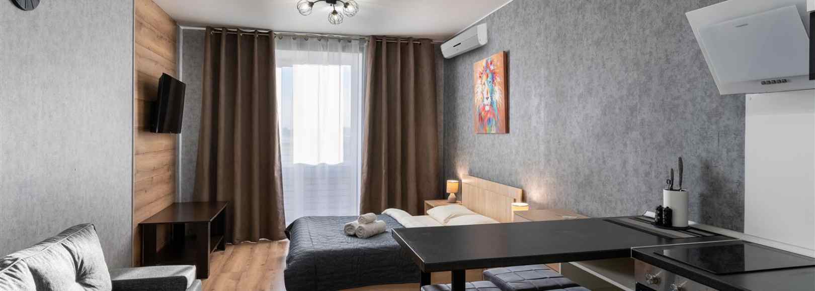 Фотография квартиры Однокомнатная квартира-студия в новом жилом комплексе Кристалл