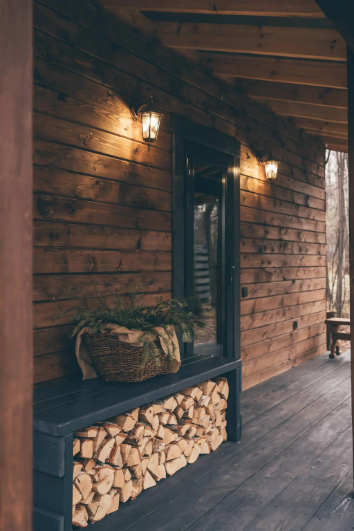 Фотография Коттеджа Частный дом Домик в лесу с баней Forest story