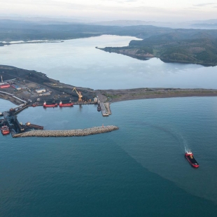 Фотография транспортного узла Угольный морской порт Шахтерск