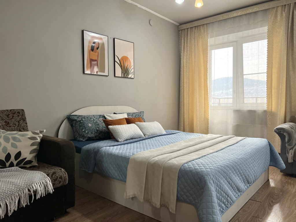 Фотография квартиры Квартира Студия на Сахьяновой 23-88 Улан-Удэ Химчистка КакДома