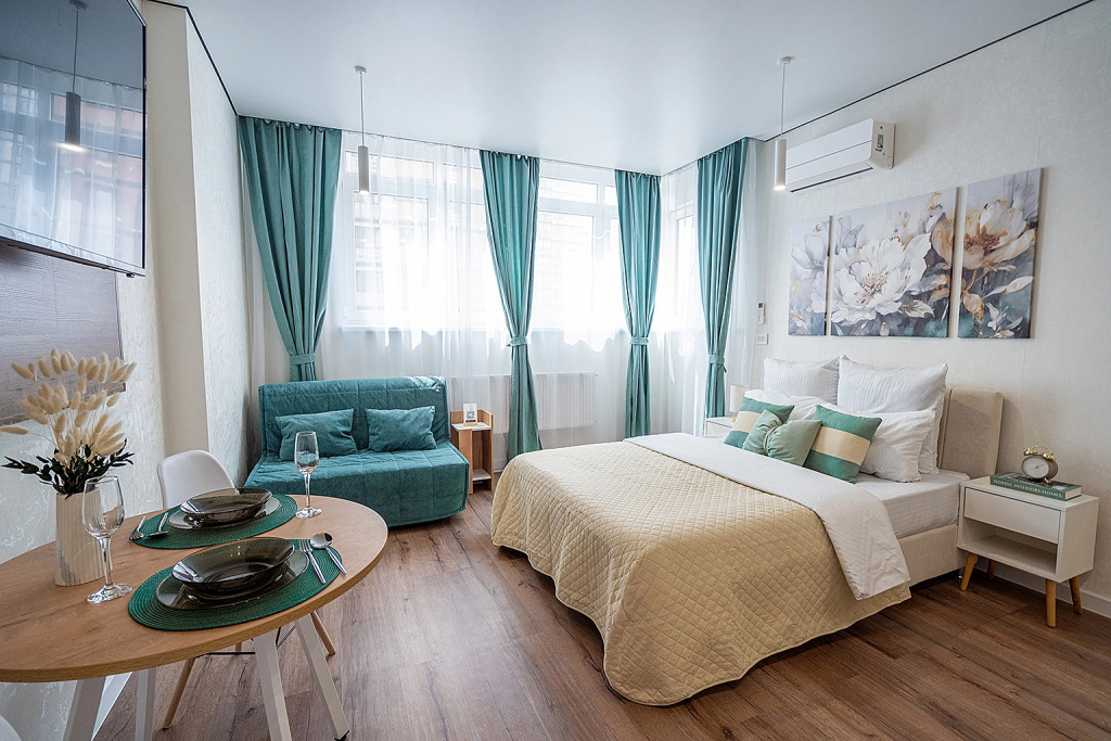 Фотография квартиры Апартаменты Новая Современная Студия у Парка Галицкого