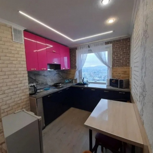 Фотография квартиры Апартаменты с 2 комнатами с отличным ремонтом и видом на город (КВАРТИРА51)