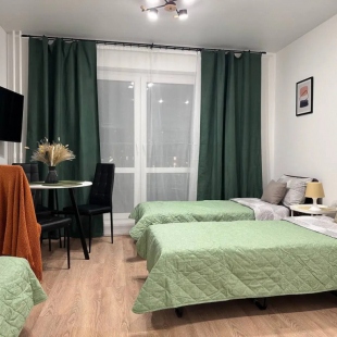 Фотография квартиры Квартира Комфортная Студия с Раздельными Спальными Местами