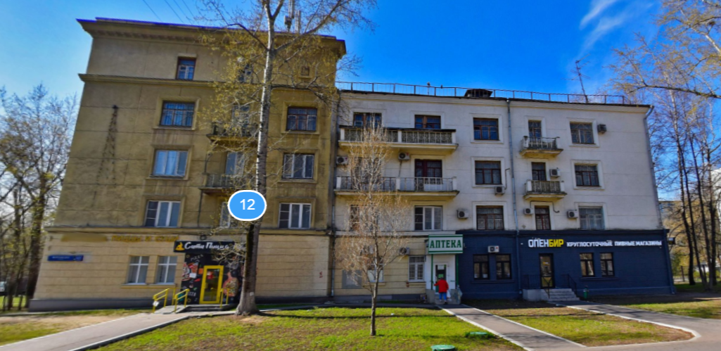 Фотография общежития На Ферганской