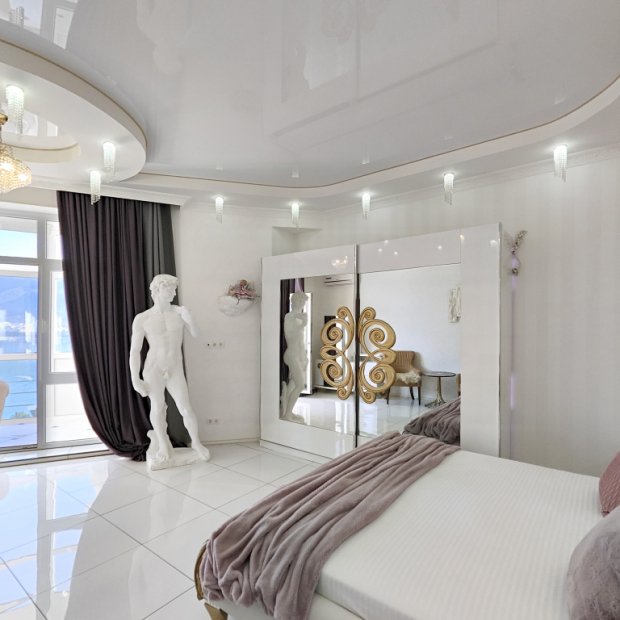 Фотографии квартиры 
            Апартаменты Белоснежная квартира с тремя раздельными спальнями и панорамным видом