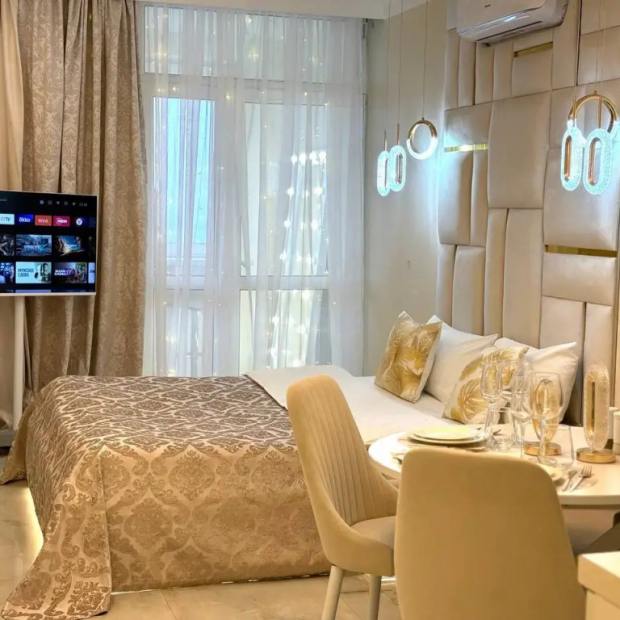 Фотографии квартиры 
            Апартаменты Атмосфера Комфорта Студия Любовь с Дизайнерским Ремонтом