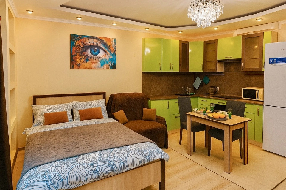 Фотография квартиры Апартаменты Уютная студия рядом с аэропортом