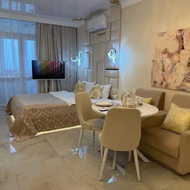 Фотографии квартиры 
            Апартаменты Атмосфера Комфорта Студия Счастье