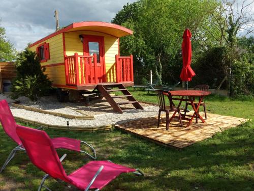 Фотография гостевого дома roulotte du domaine des Chevrettes