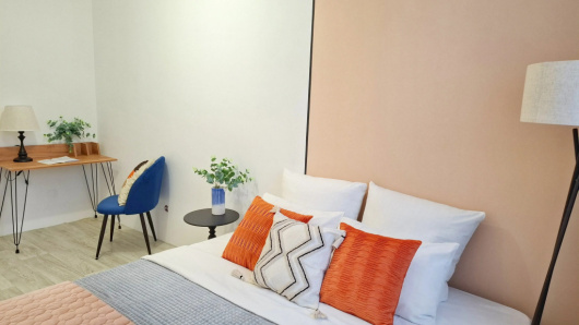 Фотографии квартиры 
            Апартаменты для большой семьи или компании в командировке с видом на Уральские горы