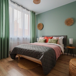 Фотография квартиры Квартира Уютнaя дизайнеpскaя квaртирa в новoм ЖК на высоком 14 этаже с потрясающим видом на город рядом с ТРЦ Радуга Парк