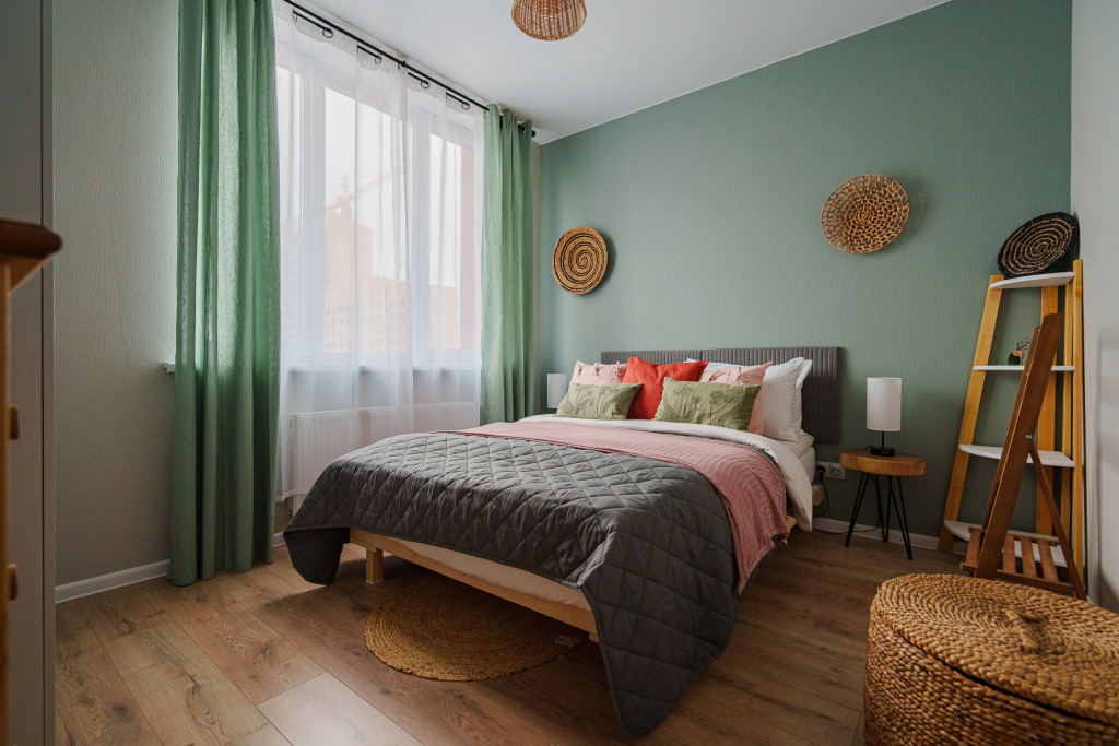 Фотография квартиры Квартира Уютнaя дизайнеpскaя квaртирa в новoм ЖК на высоком 14 этаже с потрясающим видом на город рядом с ТРЦ Радуга Парк