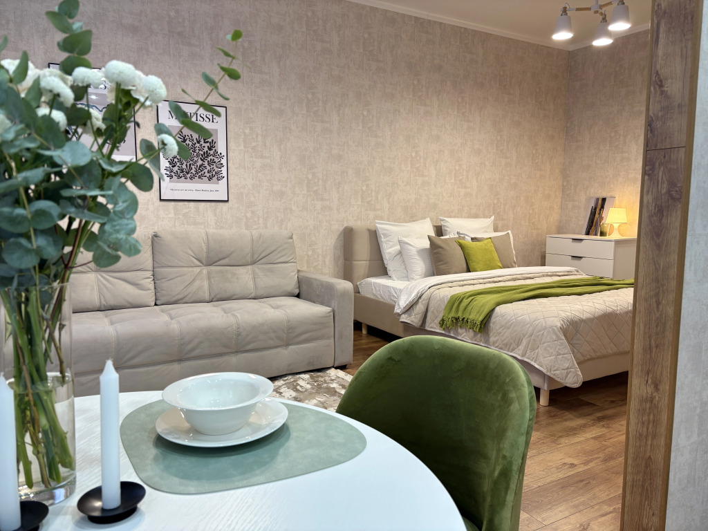 Фотография квартиры Квартира Студия бесконтактное заселение Мкр. Вокзал Odeyalkin