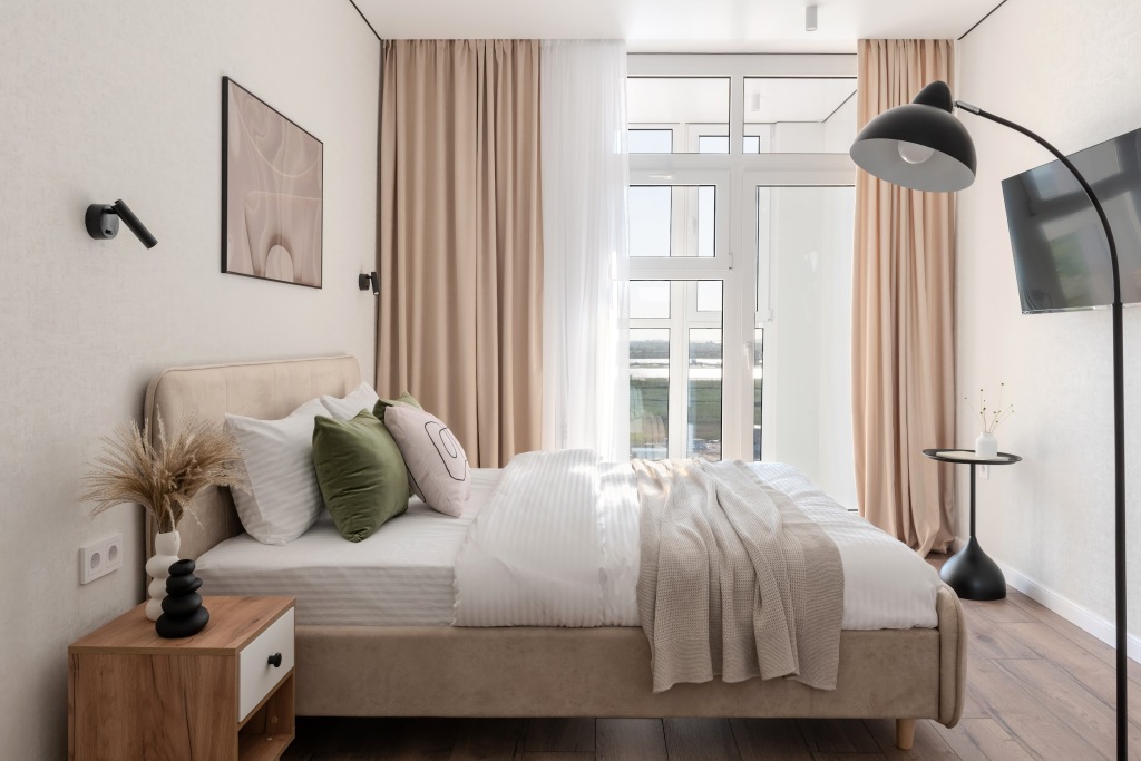 Фотография квартиры Апартаменты Fox Homes 1к. квартира в стиле Джапанди на Левом берегу Дона