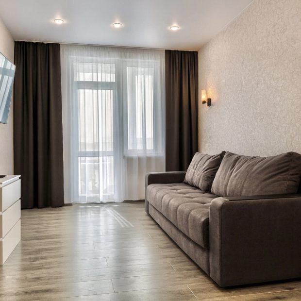 Фотографии квартиры 
            Апартаменты Просторная однокомнатная в новом ЖК