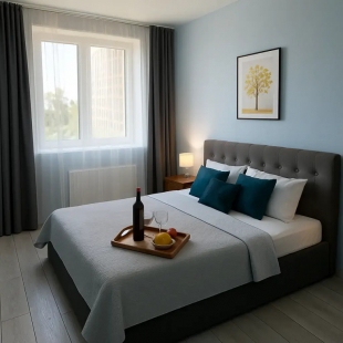 Фотография квартиры Квартира Стильная двушка в новом ЖК Логика в центре от компании V-Gosti