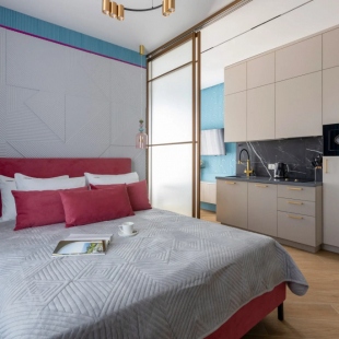 Фотография квартиры Апартаменты Арт Лайт Red Apartments Ансел