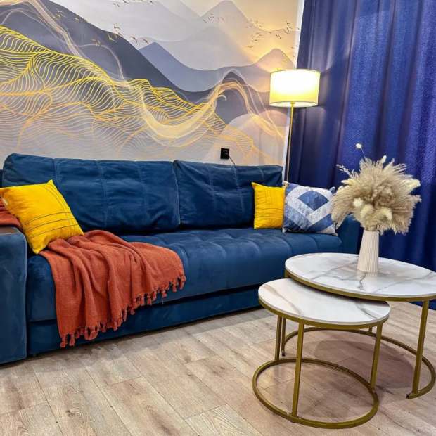 Фотографии квартиры 
            Квартира с двуспальной кроватью и круглосуточным заселением сеть Как дома